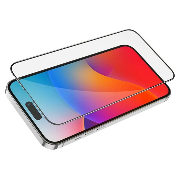 HOCO iPhone 15 Pro Max Full HD Tempered Kırılmaz Cam Ekran Koruyucu 10 Adet set-(5775) - Görsel 3