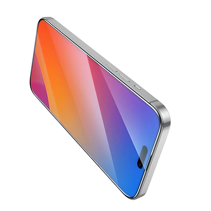 HOCO iPhone 15 Pro Max Full HD Tempered Kırılmaz Cam Ekran Koruyucu 10 Adet set-(5775) - Görsel 4