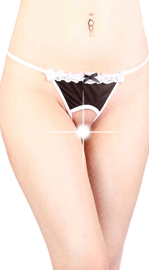 Özel Bölgesi Açık Kurdeleli Tanga TM1162