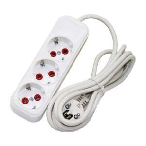 3LÜ 5MT UZATMA KABLO GRUP PRİZ