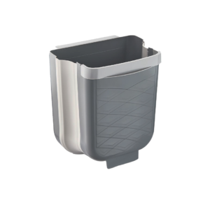 GRİ KATLANABİLİR MUTFAK ÇÖP KOVASI 6LT