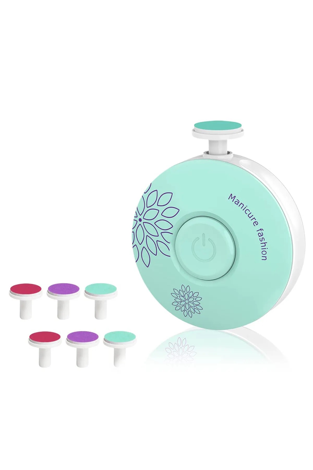 6 Başlıklı Pilli Tırnak Törpüsü ( Bebekler Kullanılabilir ) - Görsel 2