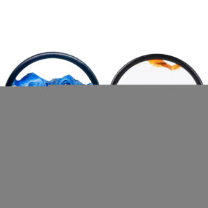 ASTRONOT KÜÇÜK - 7 inç  SULU CAM KUM SAATİ AYNA MODELİ