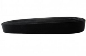 SİYAH - 2CM PAÇA LASTİK YASSI GENİŞ 10MT