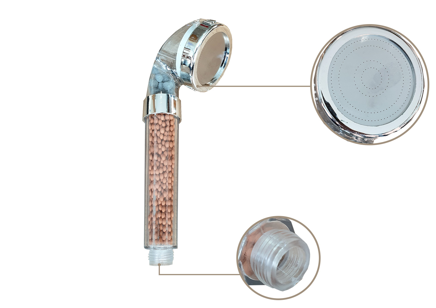 Su Arıtmalı Duş Başlığı Tasarruflu Kokulu Banyo Duş Başlığı - Görsel 4