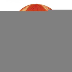 Turuncu Renk Parti Peruğu Küt Saç