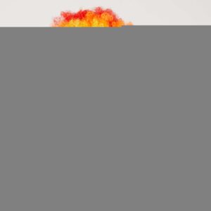 Rengarenk Kıvırcık Afro Bonus Peruk