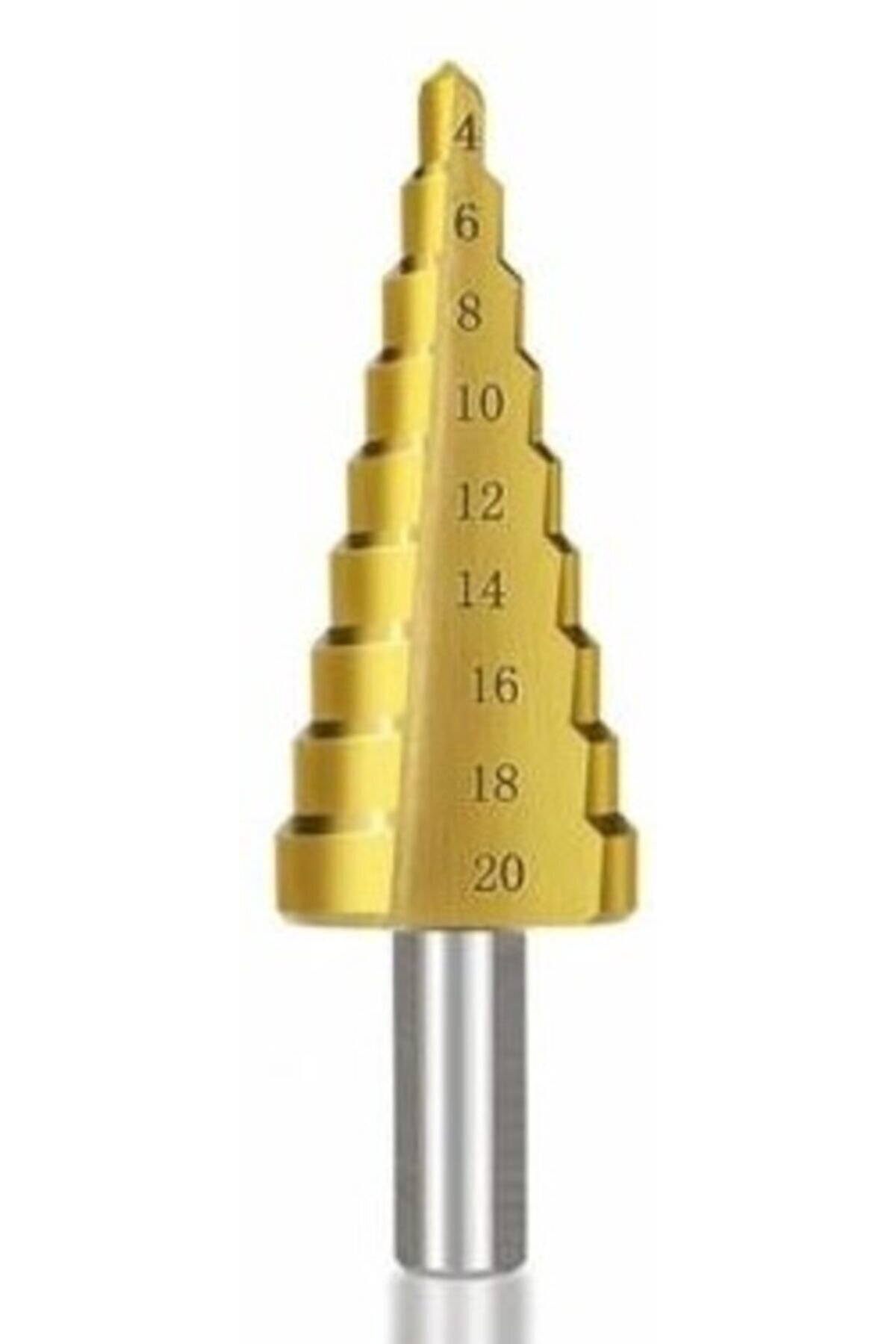 3 lü Set Matkap Ucu Kademeli Sac Delme Aparatı HSS Titanyum Kaplama - Görsel 5