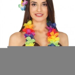 Rengarenk Hawaii Boyun Çelengi Havai Partisi Kolyesi 1 Adet