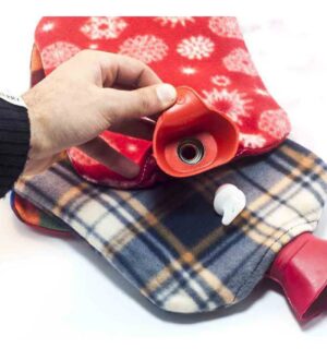 Sıcak Su Torbası 2 Litre Polar Kılıflı Termofor