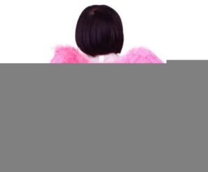 Pembe Renk Bebek Boy Küçük Melek Kanadı 40X55 cm