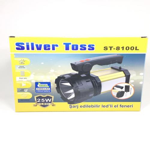 25w Şarj Edilebilir Ledli El Feneri Usb Çıkışlı - Görsel 3