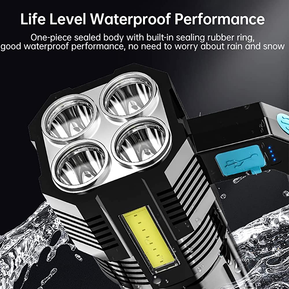 5W USB Şarjlı El Feneri - Görsel 5