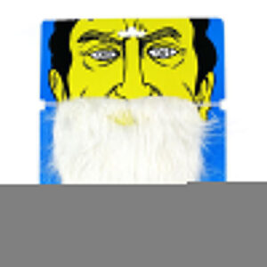 Beyaz Renk Takma Sakal Bıyık Takımı - İthal