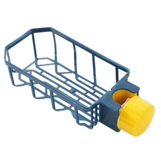 Musluk Kenarı Plastik Süngerlik Sabunluk Mutfak Düzenleyici Sünger Sabun Mutfak Organizeri - Görsel 2