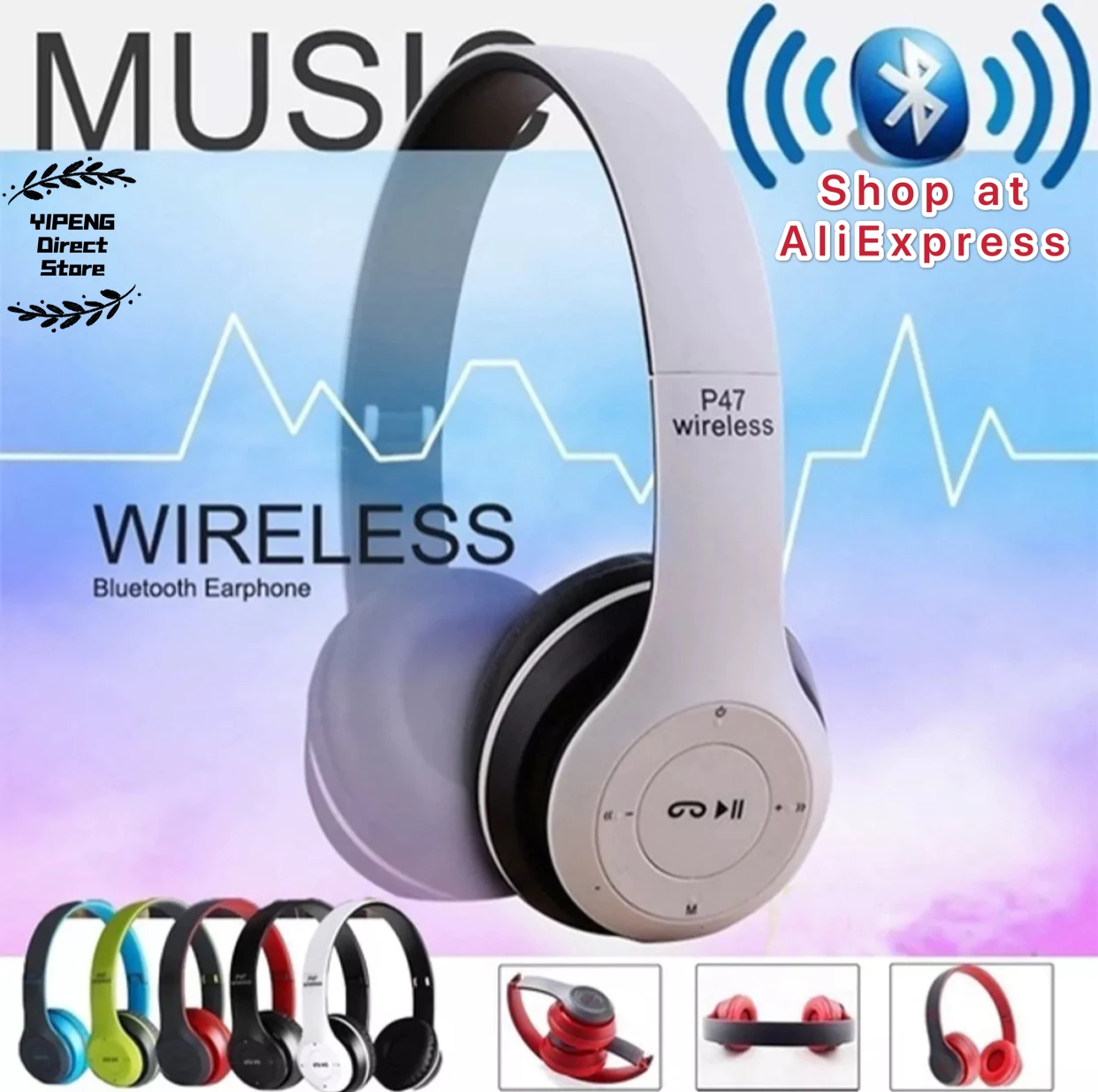 Kablosuz Bluetooth Kulaklık - Görsel 5