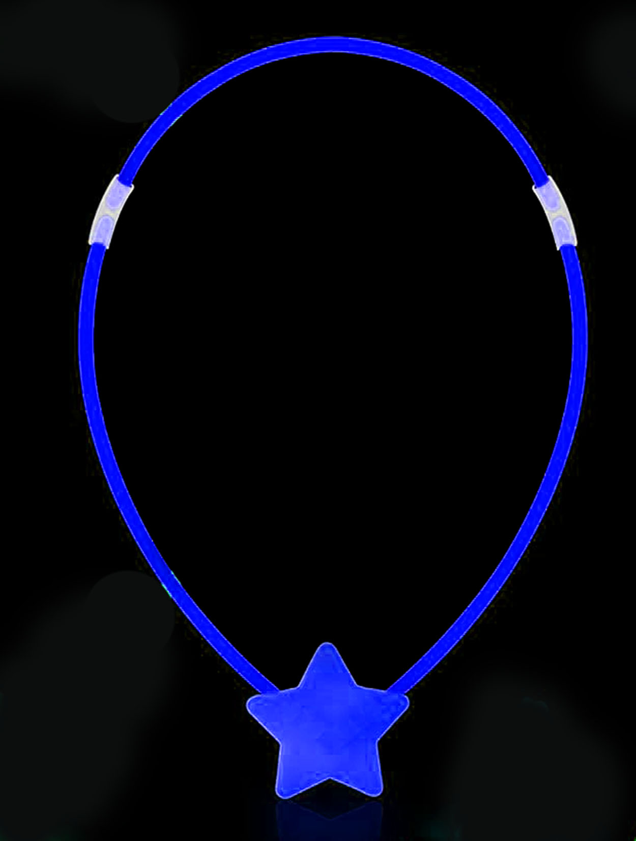 Glow Stick Yıldız Kolye - Glow Kolye - Glow Stick Partisi Yıldız Kolye 6 Adet - Görsel 3