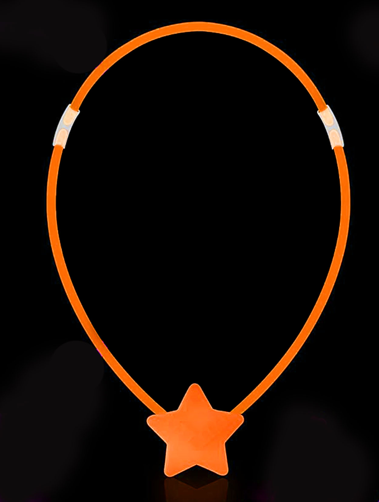 Glow Stick Yıldız Kolye - Glow Kolye - Glow Stick Partisi Yıldız Kolye 6 Adet - Görsel 5