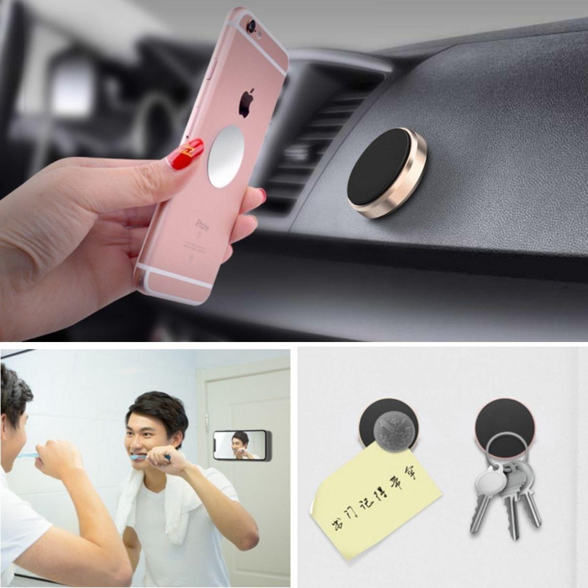 Tüm Modellerle Uyumlu Manyetik Araç İçi Telefon Tutucu Çok Amaçlı Güçlü Mıknatıs Tutucu - Görsel 4