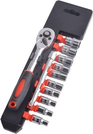 CR-V SOCKET SET 12 PARÇA  1/2 inç  VAKUMLU LOKMA SETİ
