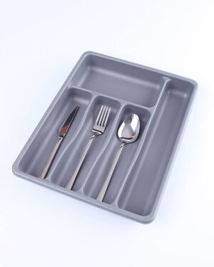 GRİ - 5 BÖLMELİ ÇEKMECE İÇİ KAŞIKLIK