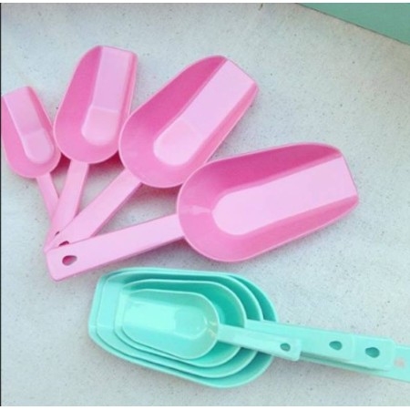 Erzak Küreği - 4 lü ölçü Küreği Asorti - Görsel 2