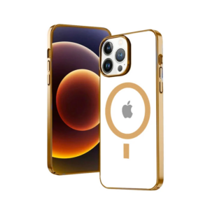 Ally iPhone 13 Pro Max 6.7inç Magsafe Uyumlu Renkli Kenar Silikon Kılıf-(5775)