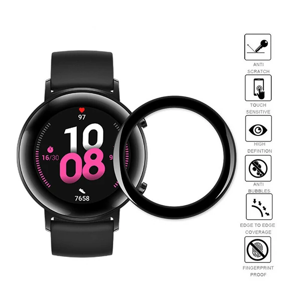 Huawei Watch Gt2 42MM 3D Kavisli Pet Ekran Koruyucu-(5775) - Görsel 5