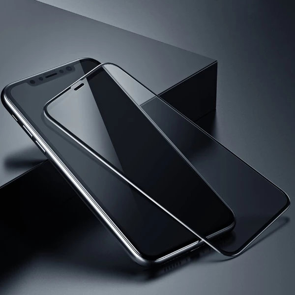 Baseus İPhone 11 Pro/ XS/X 023mm Anti Spy Çerçeveli Tempered Cam Ekran Koruyucu-(5775) - Görsel 4