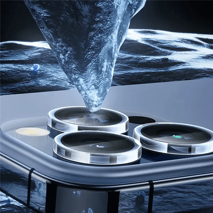 Baseus iPhone 15 Pro/15 Pro Max için Sapphire Serisi HD Cam Kamera Koruyucu-(5775) - Görsel 4