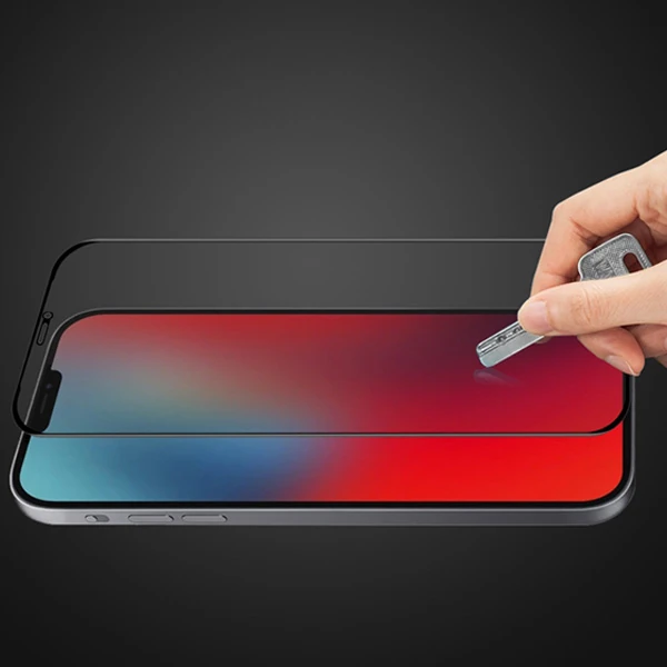 ALLY İPhone 12 Mini 5.4 3D Full Privacy Gizlilik Cam Ekran Koruyucu-(5775) - Görsel 4