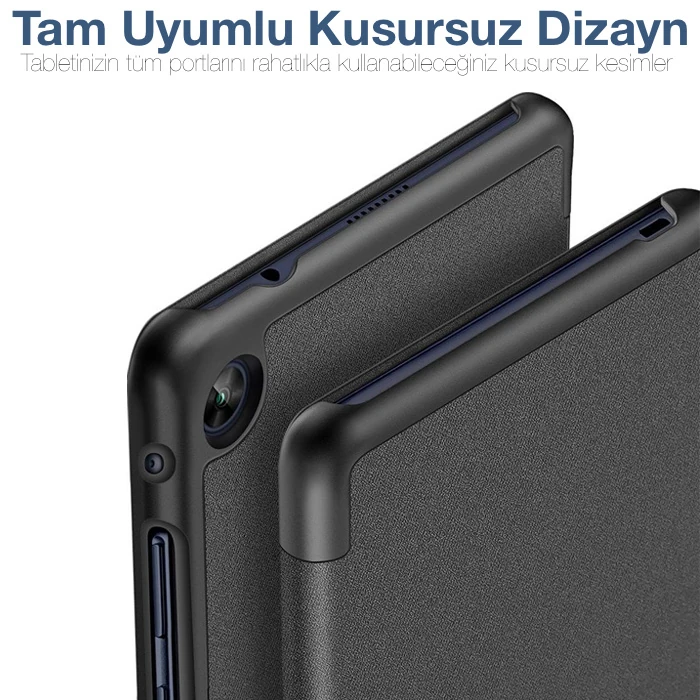 DUX DUCIS Huawei MatePad T8 - C3 Mıknatıslı Kılıf Domo Series-(5775) - Görsel 3