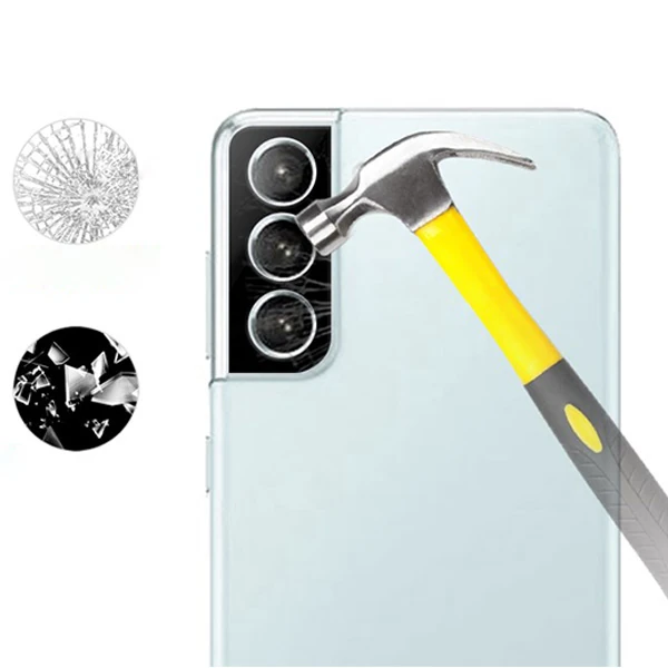 ALLY SM Galaxy S21+Plus HD 3D Full Tempered Cam Kamera Koruyucu-(5775) - Görsel 2