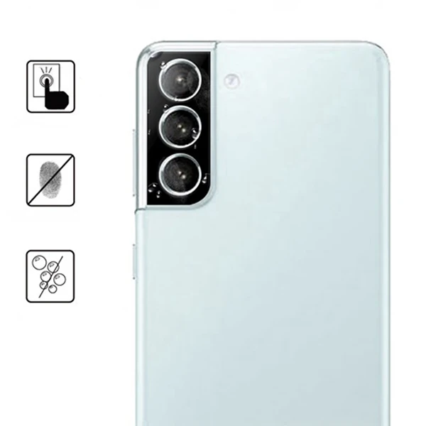 ALLY SM Galaxy S21+Plus HD 3D Full Tempered Cam Kamera Koruyucu-(5775) - Görsel 4