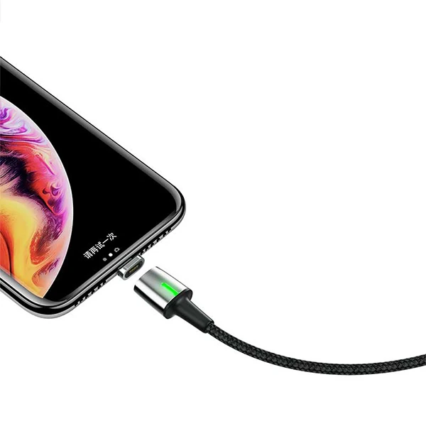 Baseus Zinc Magnetic Usb Kablo Şarj İPhone 14-13-12-11 1Metre-(5775) - Görsel 5
