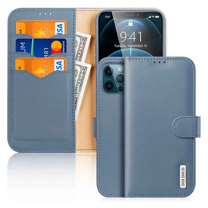 Dux Ducis iPhone 12 Pro Max Kılıf Mıknatıslı Cüzdanlı Deri Kılıf Hivo Series-(5775) - Görsel 2