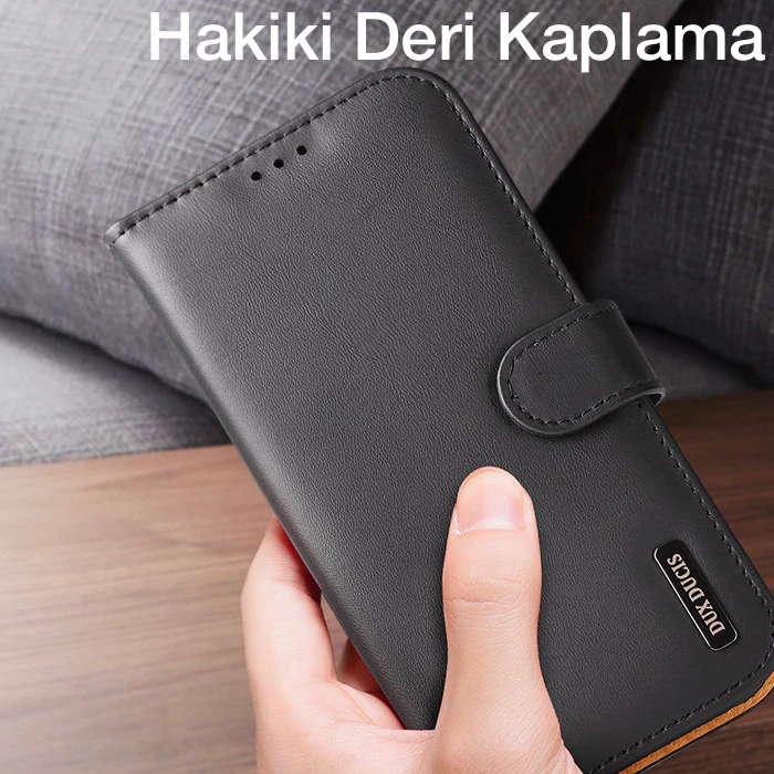 Dux Ducis iPhone 12 Pro Max Kılıf Mıknatıslı Cüzdanlı Deri Kılıf Hivo Series-(5775) - Görsel 4