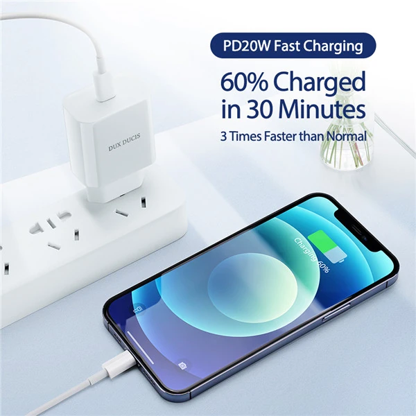 DUX DUCIS C50 PD 20W Hızlı Şarj Aleti 20W USB-C Güç Adaptörü-(5775) - Görsel 3