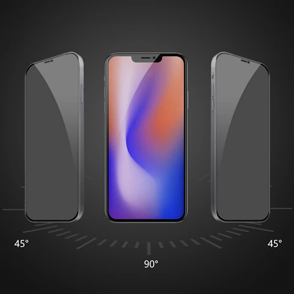 ALLY İPhone 1212 PRO 6.1 3D Full Privacy Gizlilik Cam Ekran Koruyucu Anti-Spy-(5775) - Görsel 2