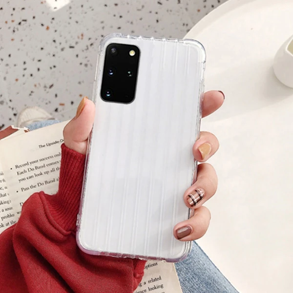 Ally Samsung Galaxy S20+ Plus Trunk Lines ince Soft Silikon Kılıf-(5775) - Görsel 6