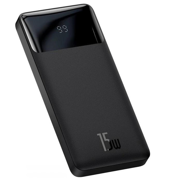 Baseus Bipow 15W Hızlı Şarj 10000 mAh LED Göstergeli Powerbank-(5775)