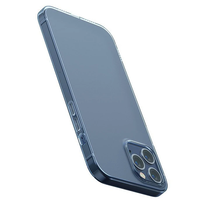 Baseus Simple Case İPhone 12 Pro 6.1 İnce Şeffaf Silikon Kılıf-(5775) - Görsel 3