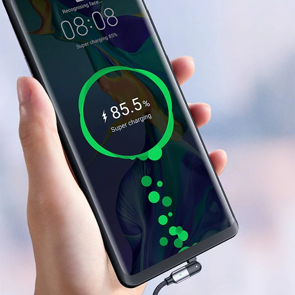 ALLY 60W UsB Type-C Pd Hızlı Şarj Kablosu 2metre Döner Başlıklı Kablo-(5775) - Görsel 6