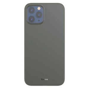 Baseus Wing Case İPhone 12 Pro 6.1 Kılıf Ultra İnce Lux Mat Şeffaf Kılıf-(5775)