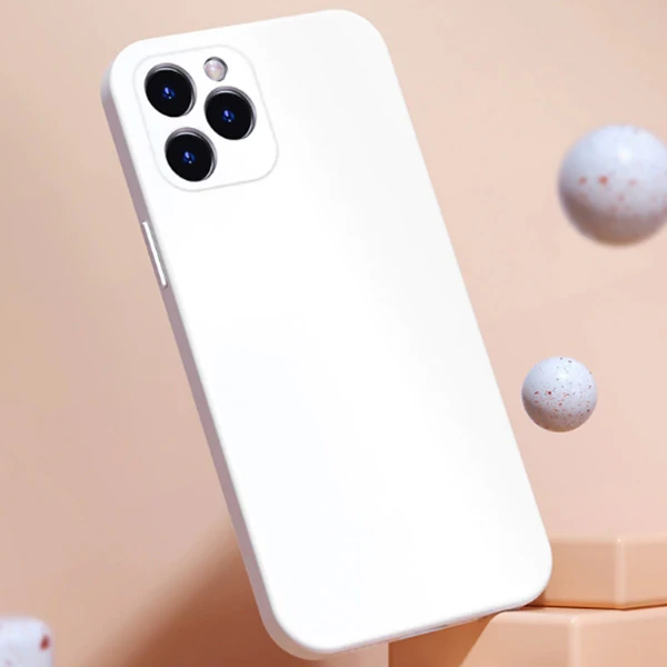 Baseus Liquid Silica Gel iPhone 12 Pro Max 6.7 Kılıf Ultra Koruma Silikon Kılıf-(5775) - Görsel 3