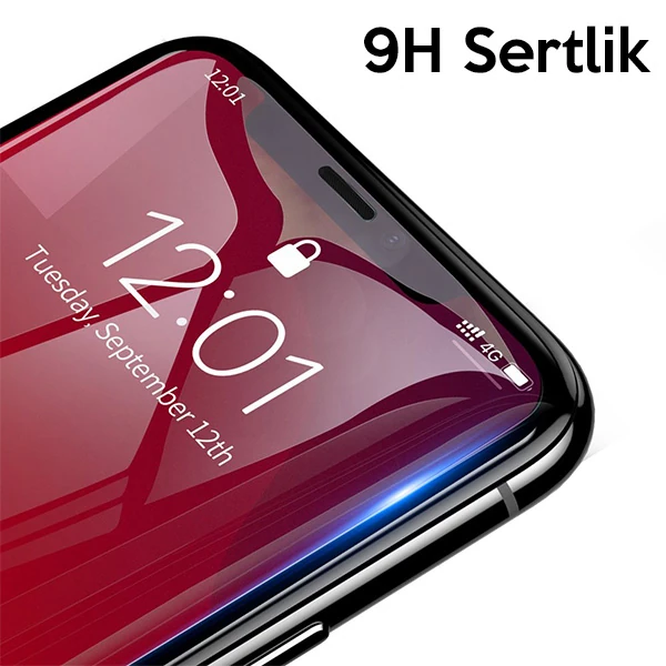 Baseus İPhone 11 Pro- X-XS 0.3mm Ful Tempered Cam Ekran Koruyucu 2 Adet Set-(5775) - Görsel 5