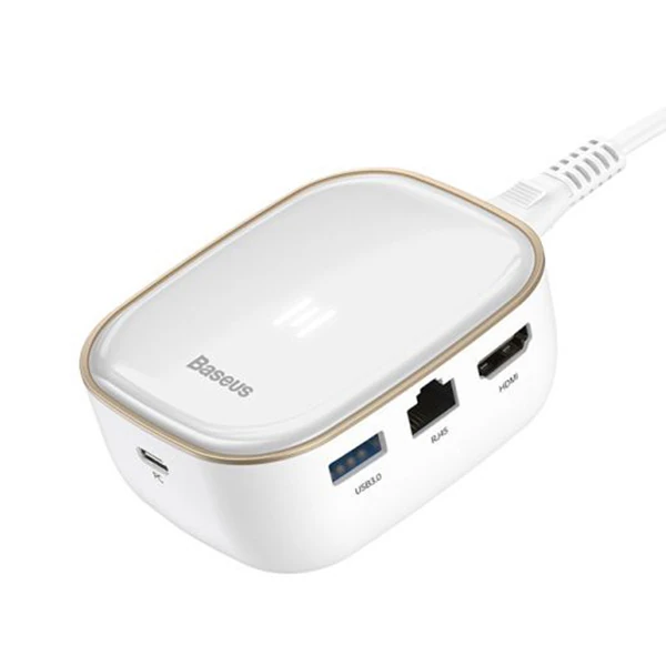 Baseus 6in1 USB Type C Çok Fonksiyonlu HUB B 3.0RJ45HDMISDmicro SD) 60W-(5775) - Görsel 4