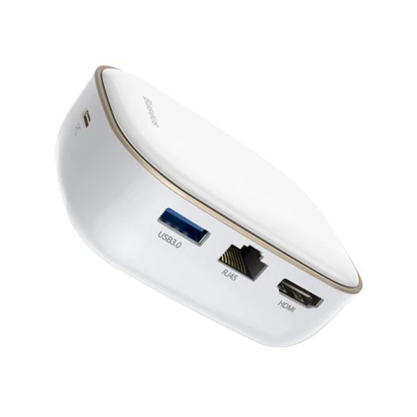 Baseus 6in1 USB Type C Çok Fonksiyonlu HUB B 3.0RJ45HDMISDmicro SD) 60W-(5775) - Görsel 5