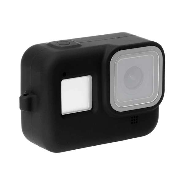 PULUZ PU428B GoPro HERO8 İçin Silikon Koruma Kılıfı+Wrist Strap-(5775) - Görsel 3