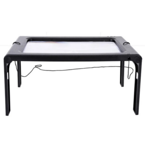 ALLY 2.5X Usb Led Işıklı Boyunluklu Masa Standlı  Büyüteç-(5775)